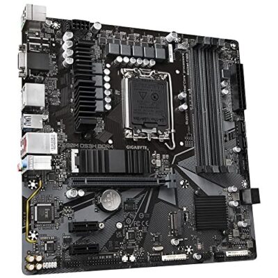 Gigabyte Z690M DS3H DDR4 Intel Z690 Chipset LGA1700 Socket Motherboard