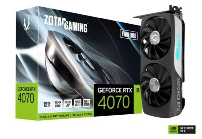 ZOTAC GAMING GeForce RTX 4070 Twin Edge ZT-D40700E-10M Nvidia GPU