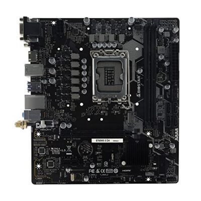 Biostar B760MX-E D4 Intel B760 Chipset LGA1700 Socket Motherboard