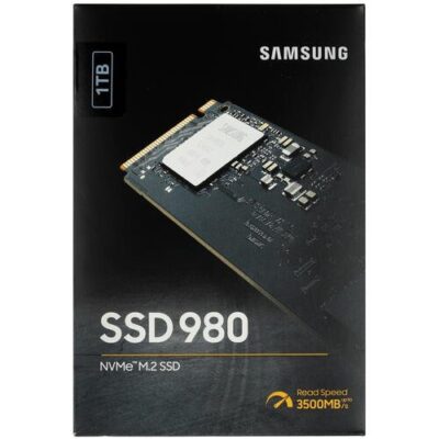 SAMSUNG 980 M.2 2280 1TB PCI-Express 3.0 x4, NVMe 1.4 V-NAND 3-bit MLC Internal Solid State Drive (SSD) MZ-V8V1T0BW