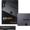 SAMSUNG 870 QVO Series 2.5" 8TB SATA III Samsung 4-bit MLC V-NAND Internal Solid State Drive (SSD) MZ-77Q8T0BW