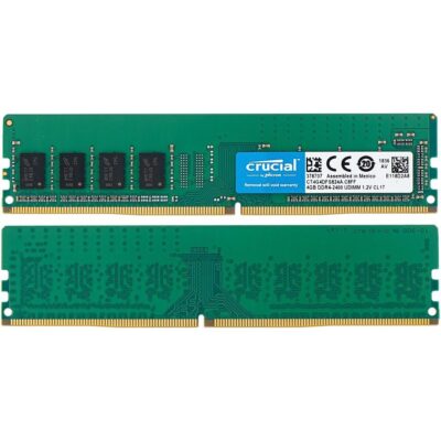 Crucial 16GB (2 x 8GB) DDR4 2666 (PC4 21300) Desktop Memory Model CT8G4DFS8266.M8FE