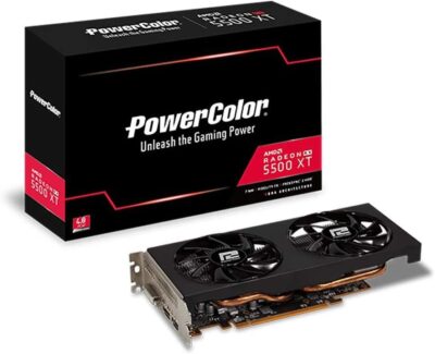 PowerColor Radeon RX 5500 XT AXRX 5500 XT 8GBD6-DH OC AMD GPU Graphic Card