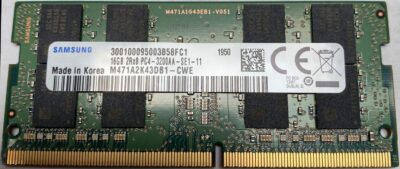 Samsung M471A2K43DB1 CWE 16GB DDR4 3200MTs Non ECC Memory RAM SODIMM