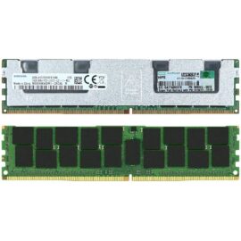 HPE 805358 B21 64GB DDR4 2400MHz PC4 19200 ECC Registered CL17 288 Pin DIMM 1.2V Quad Rank Memory