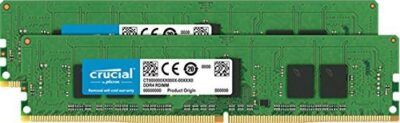 Crucial 8GB (2 x 4GB) DDR4 2666 (PC4 21300) Server Memory Model CT2K4G4RFS8266