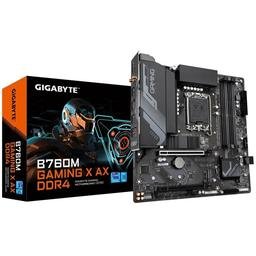 Gigabyte B760M GAMING X AX DDR4 Intel B760 Chipset LGA1700 Socket Motherboard