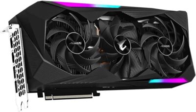 GIGABYTE AORUS Radeon RX 6800 MASTER 16G Graphics Card, MAX-COVERED Cooling, 16GB 256-bit GDDR6, GV-R68AORUS M-16GD Video Card