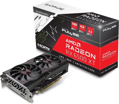 SAPPHIRE PULSE Radeon RX 6500 XT 4GB GDDR6 PCI Express 4.0 ATX Video Card 11314-01-20G