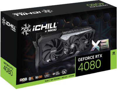 Inno3D iChill RTX 4080 X3 C40803-166XX-187049H NVIDIA GPU