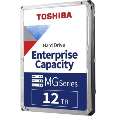 Toshiba 12TB Enterprise HDD SATA 6.0Gb/s 512e 7200 RPM 256MB Cache 3.5" Internal Hard Drive MG07ACA12TE