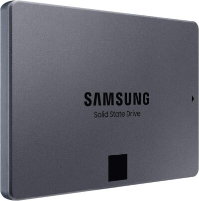 SAMSUNG 870 QVO Series 2.5" 8TB SATA III Samsung 4-bit MLC V-NAND Internal Solid State Drive (SSD) MZ-77Q8T0BW