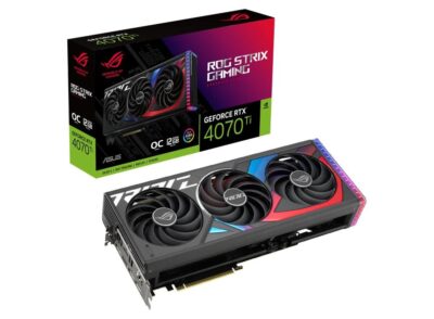 ROG Strix GeForce RTX 4070Ti 12GB GDDR6X OC Edition
 rog strix rtx4070ti o12g gaming model NVIDIA GPU