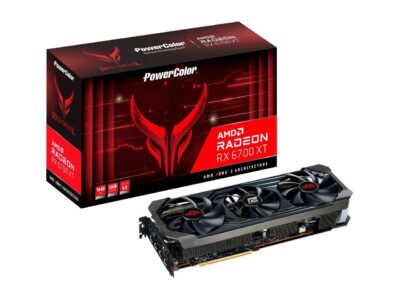 PowerColor Red Devil AMD Radeon RX 6700 XT Gaming Graphics Card with 12GB GDDR6 Memory, Powered by AMD RDNA 2, HDMI 2.1 (AXRX 6700XT 12GBD6-3DHE/OC)