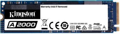 Kingston A2000 500GB M.2 2280 NVMe PCIe 3.0 x 4 SA2000M8 500G