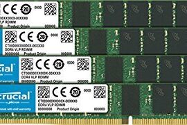 Crucial 64GB (4 x 16GB) DDR4 2666 (PC4 21300) Server Memory Model CT4K16G4VFS4266