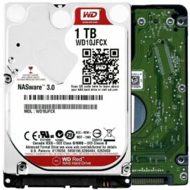 WD Red Plus 1TB NAS Hard Disk Drive - 5400 RPM Class SATA 6Gb/s 16MB Cache 2.5 Inch - WD10JFCX
