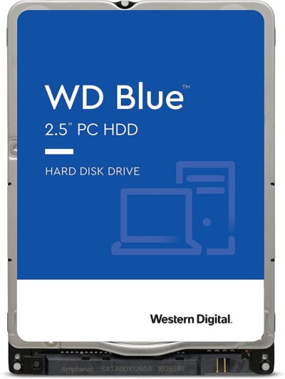 Western Digital 500GB WD Blue Mobile Hard Drive - 5400 RPM Class, SATA 6Gb/s, 16MB Cache, 2.5" - WD5000LPCX