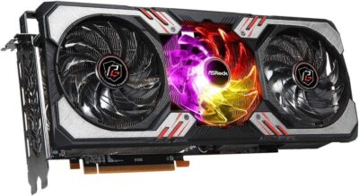 ASRock Radeon RX 6800 Phantom Gaming D Gaming Graphics Card with 16GB GDDR6, AMD RDNA 2 (RX6800 PGD 16GO)