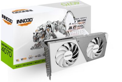 Inno3D RTX 4070 TWIN X2 OC WHITE Nvidia Geforce GPU