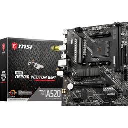 MSI MAG A520M VECTOR WIFI AMD A520 Chipset AM4 Socket Motherboard