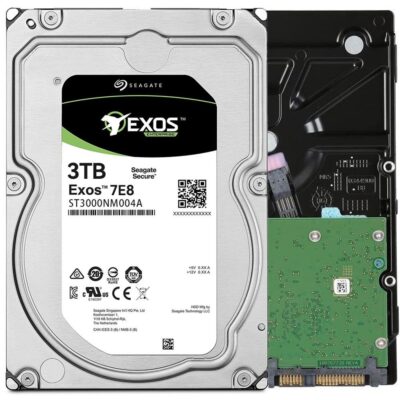 Seagate Exos 7E8 3TB 3.5" 256MB ST3000NM004A HDD Hard Disk Drive