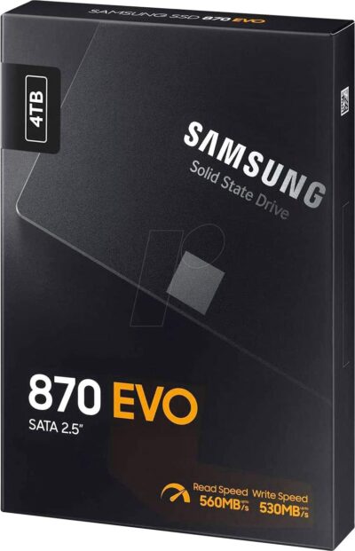 SamSung 870EVO 4TB 2.5" 7mm SATA 3.0 6Gbs MZ-77E4T0B EU