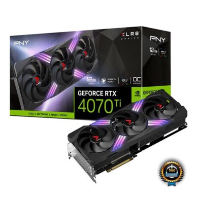 PNY XLR8 RTX 4070 Ti VERTO EPIC-X Triple Fan VCG4070T12TFXXPB1 NVIDIA GPU