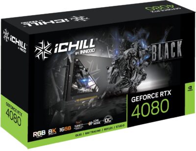 Inno3D iChill RTX 4080 BLACK C4080B-166XX-18700006 NVIDIA GPU