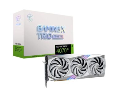 MSI RTX 4070 Ti GAMING X TRIO WHITE NVIDIA GPU