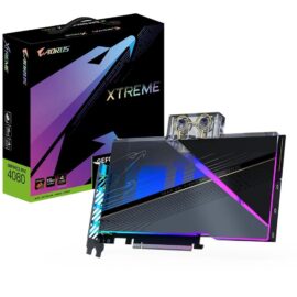 GIGABYTE AORUS RTX 4080 XTREME WATERFORCE WB GV-N4080AORUSX WB-16GD NVIDIA GPU