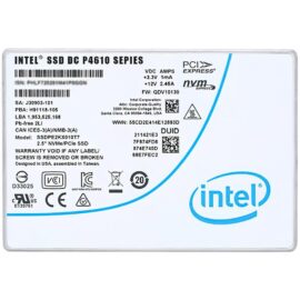 Intel SSD DC-P4610 Series 3.2TB U.2 NVMe PCIe 3.1 x4 SSDPE2KE032T807