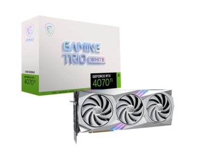 MSI RTX 4070 Ti GAMING TRIO WHITE NVIDIA GPU