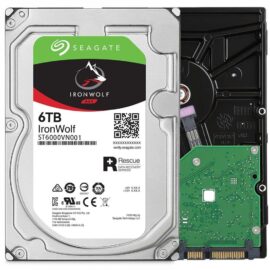 Seagate IronWolf ST6000VN001 6TB 5400 RPM 256MB Cache SATA 6.0Gb/s 3.5" Internal Hard Drive Bare Drive