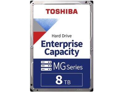 Toshiba 8TB Enterprise HDD SATA 6.0Gb/s 512e 7200 RPM 256MB Cache 3.5" Internal Hard Drive MG06ACA800E