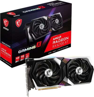 MSI Gaming Radeon RX 6700 XT 12GB GDDR6 PCI Express 4.0 Video Card RX 6700 XT GAMING X 12G