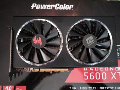 PowerColor Red Dragon Radeon RX 5600 XT 6GB GDDR6 AXRX 5600 XT 6GBD6-3DHR OC AMD GPU Graphic Card