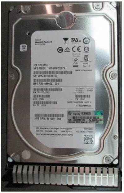 HPE 4TB 3.5" 872491-B21 HDD Hard Disk Drive