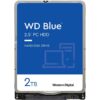 WD Blue WD20SPZX 2TB 5400 RPM 128MB Cache SATA 6.0Gb/s 2.5" Internal Notebook Hard Drive