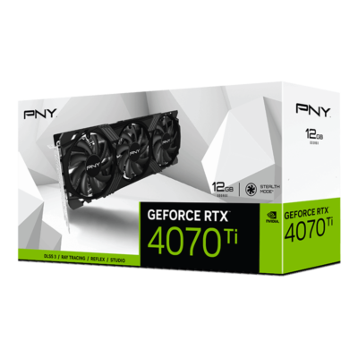 PNY RTX 4070 Ti VERTO Triple Fan VCG4070T12TFXPB1 NVIDIA GPU