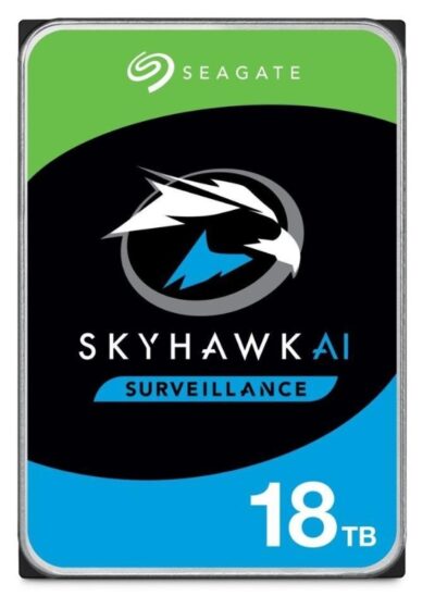 Seagate SkyHawk AI ST18000VE002 18TB 256MB Cache SATA 6.0Gb/s 3.5" Internal Hard Drive