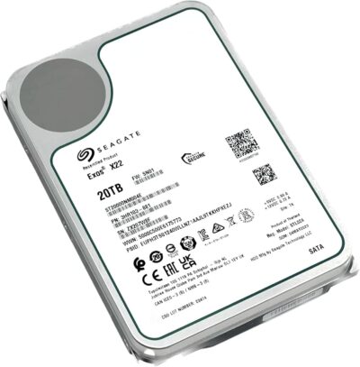 Seagate Exos X22 20TB SATA 6Gb/s 7200RPM 3.5-inch Enterprise HDD - ST20000NM004E