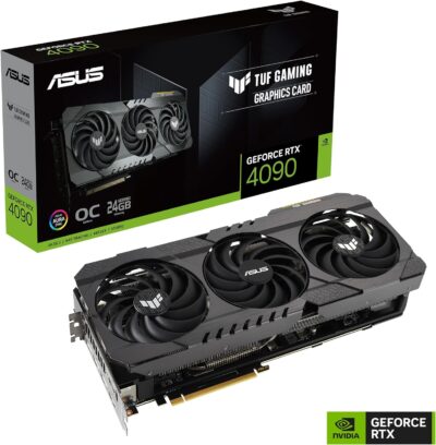 ASUS TUF Gaming GeForce RTX 4090 OG OC Edition Gaming Graphics Card (PCIe 4.0, 24GB GDDR6X, DLSS 3, HDMI 2.1, DisplayPort 1.4a) TUF-RTX4090-O24G-OG-GAMING