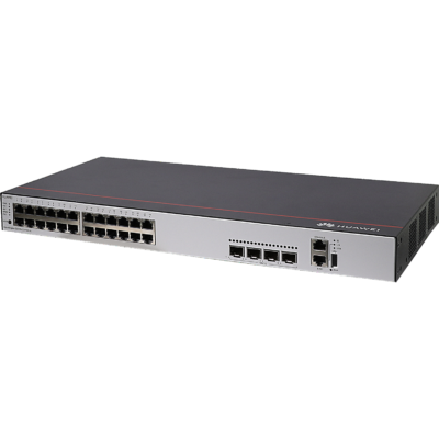 Huawei S5735-L24P4X-A ??24 x 10/100/1000Base-T ports, 4 x 10 GE SFP+ ports, PoE+??