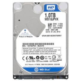 WD Blue 1TB Mobile 9.50mm Hard Disk Drive - 5400 RPM SATA 6Gb/s 2.5 Inch - WD10JPVX