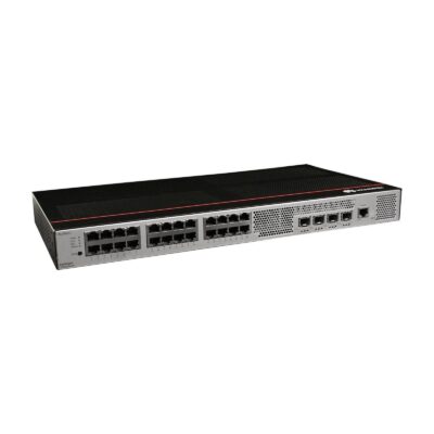 Huawei S5735-L24T4S-QA1 (24*10/100/1000BASE-T ports, 4*GE SFP ports, AC power, Fanless)