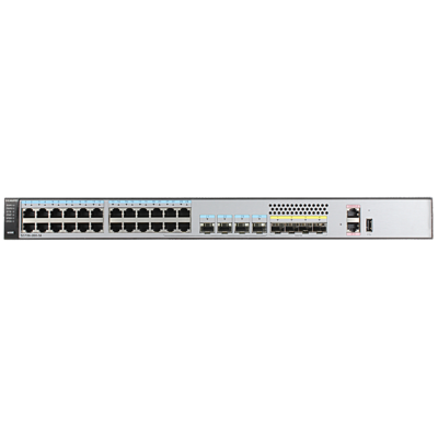 Huawei S5720-28X-SI-AC Bundle(24 Ethernet 10/100/1000 ports,4 of which are dual-purpose 10/100/1000 or SFP,4 10 Gig SFP+)