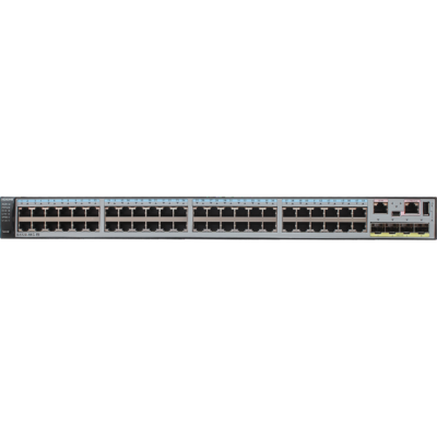 Huawei S5720-56C-EI-DC (48 Ethernet 10/100/1000 ports,4 10 Gig SFP+,with 1 interface slot,with 150W DC power supply)