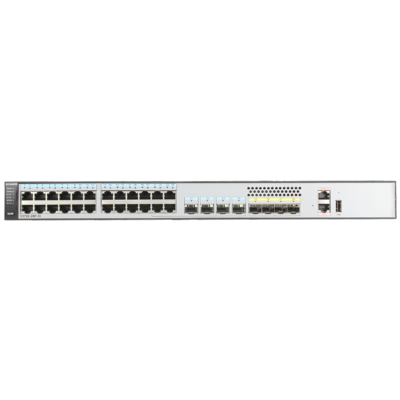 Huawei S5720-28P-SI-AC(24 Ethernet 10/100/1000 ports,4 of which are dual-purpose 10/100/1000 or SFP,4 Gig SFP)