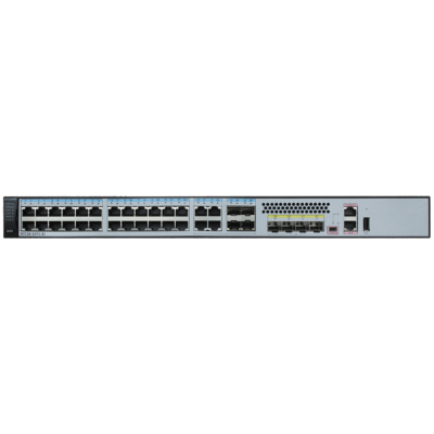 Huawei S5720-36PC-EI-AC(28 Ethernet 10/100/1000 ports,4 of which are dual-purpose 10/100/1000 or SFP,4 Gig SFP)